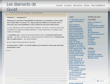 Tablet Screenshot of diamantsdegould.wordpress.com