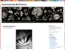 Tablet Screenshot of grammaticallybuffpoems.wordpress.com