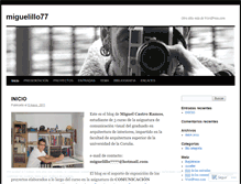 Tablet Screenshot of miguelillo77.wordpress.com