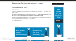 Desktop Screenshot of montserratgeothermal.wordpress.com