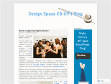 Tablet Screenshot of designspace09.wordpress.com