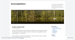 Desktop Screenshot of greeningkathleen.wordpress.com