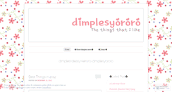 Desktop Screenshot of dimplesyororo.wordpress.com