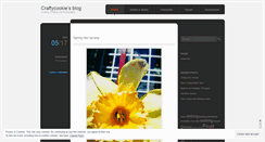 Desktop Screenshot of craftycookie.wordpress.com