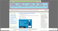 Desktop Screenshot of jornalcostaesilvaemfoco.wordpress.com