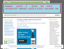 Tablet Screenshot of jornalcostaesilvaemfoco.wordpress.com