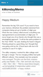 Mobile Screenshot of kmondaymemo.wordpress.com