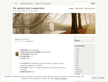 Tablet Screenshot of elreinodelgarbanzo.wordpress.com