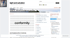Desktop Screenshot of lightandsalvation.wordpress.com
