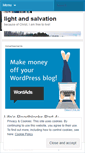 Mobile Screenshot of lightandsalvation.wordpress.com