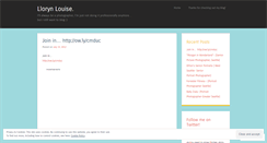 Desktop Screenshot of llorynlouisephotography.wordpress.com