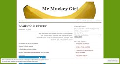 Desktop Screenshot of memonkeygirl.wordpress.com