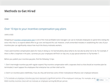 Tablet Screenshot of methodstogethired.wordpress.com