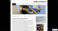Desktop Screenshot of andrewbabeu.wordpress.com