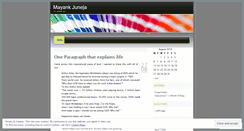 Desktop Screenshot of mayankjuneja.wordpress.com