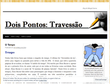 Tablet Screenshot of doispontostravessao.wordpress.com