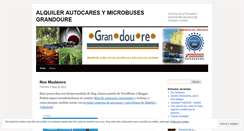Desktop Screenshot of grandoure.wordpress.com
