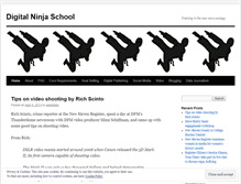 Tablet Screenshot of digitalninjaschool.wordpress.com