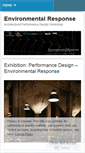 Mobile Screenshot of environmentalresponse.wordpress.com