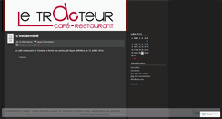 Desktop Screenshot of letracteur.wordpress.com