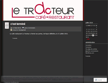 Tablet Screenshot of letracteur.wordpress.com