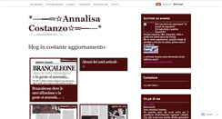 Desktop Screenshot of annalisacostanzo.wordpress.com