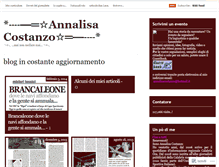 Tablet Screenshot of annalisacostanzo.wordpress.com