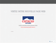 Tablet Screenshot of caracasaccueil.wordpress.com