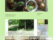 Tablet Screenshot of meltingpotfarms.wordpress.com