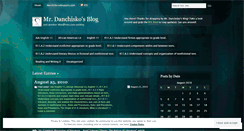 Desktop Screenshot of mrdanchisko.wordpress.com