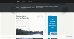 Desktop Screenshot of disobedientchild.wordpress.com