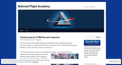 Desktop Screenshot of nationalflightacademy.wordpress.com