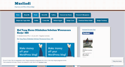 Desktop Screenshot of musliadipnl.wordpress.com