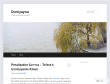Tablet Screenshot of durriyayou.wordpress.com