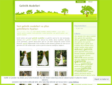 Tablet Screenshot of gelinlikmodelleri.wordpress.com