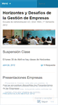 Mobile Screenshot of horizontesydesafios.wordpress.com