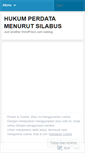 Mobile Screenshot of hukumperdata.wordpress.com