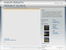 Tablet Screenshot of hukumperdata.wordpress.com