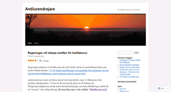 Desktop Screenshot of antilurendrejare.wordpress.com