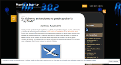 Desktop Screenshot of menteamente.wordpress.com