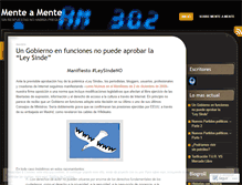 Tablet Screenshot of menteamente.wordpress.com