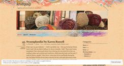Desktop Screenshot of knitquip.wordpress.com