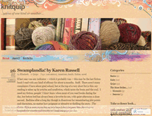 Tablet Screenshot of knitquip.wordpress.com