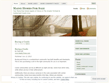 Tablet Screenshot of mainehomesforsale.wordpress.com