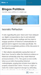 Mobile Screenshot of blogospolitikos.wordpress.com
