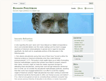 Tablet Screenshot of blogospolitikos.wordpress.com