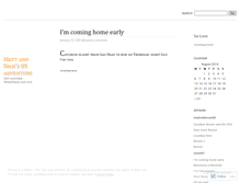 Tablet Screenshot of mattandnicksusadventure.wordpress.com