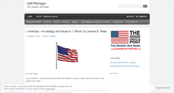 Desktop Screenshot of gapmichigan.wordpress.com