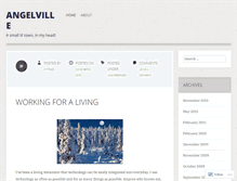 Tablet Screenshot of angelville.wordpress.com