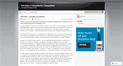 Desktop Screenshot of comunitariosllanquihue.wordpress.com